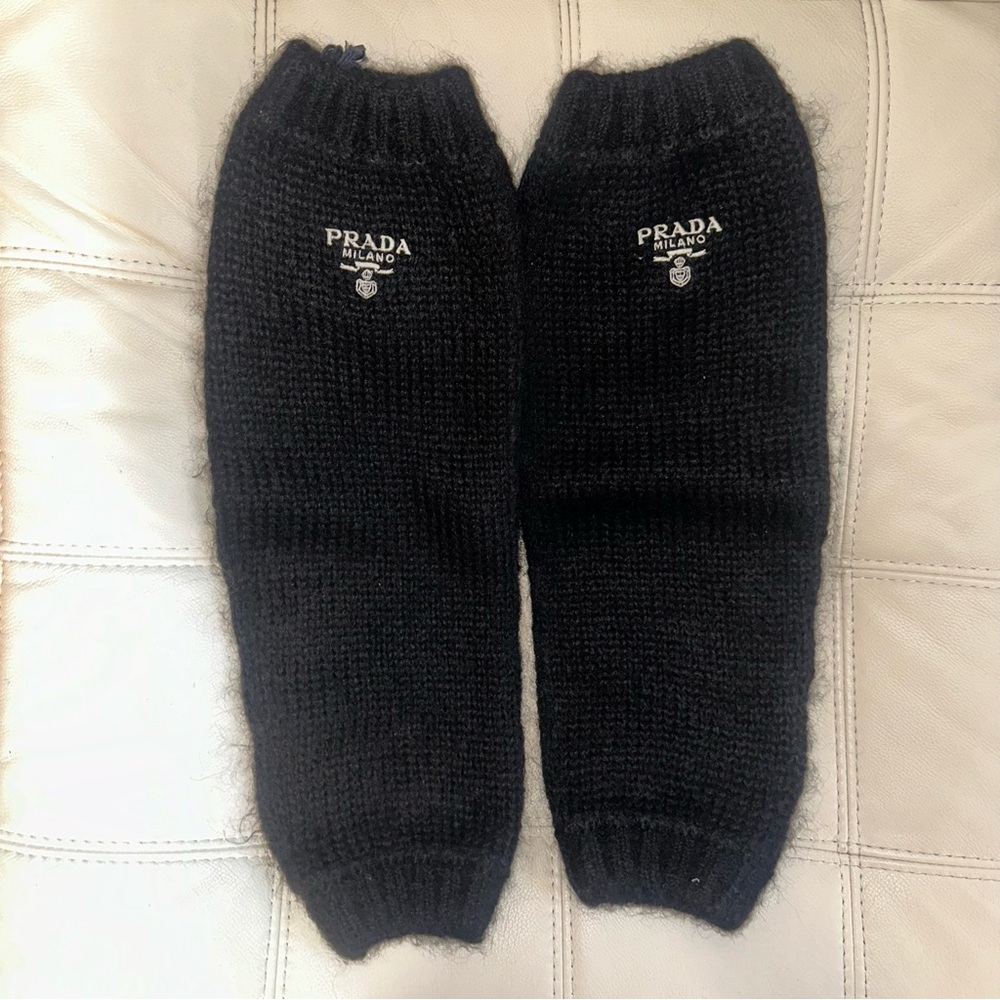 Prada Black Leg Warmers